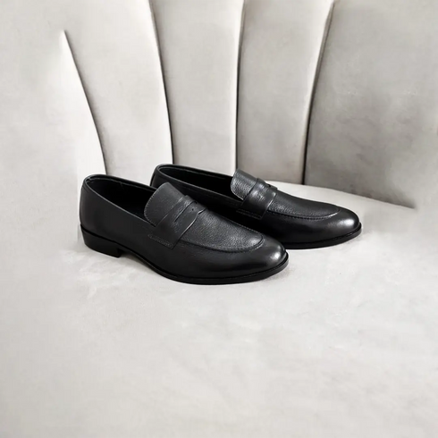 Nero – Black Penny Loafer | Premium Men’s Classic Slip-On Shoes