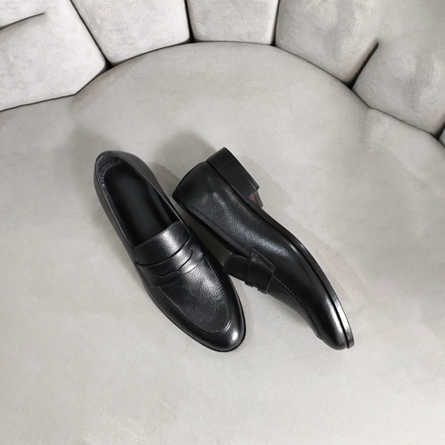 Nero – Black Penny Loafer | Premium Men’s Classic Slip-On Shoes