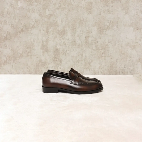 RUFORD – Brown Leather Loafers | Classic & Elegant Footwear