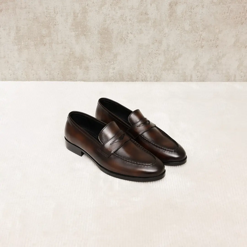 RUFORD – Brown Leather Loafers | Classic & Elegant Footwear